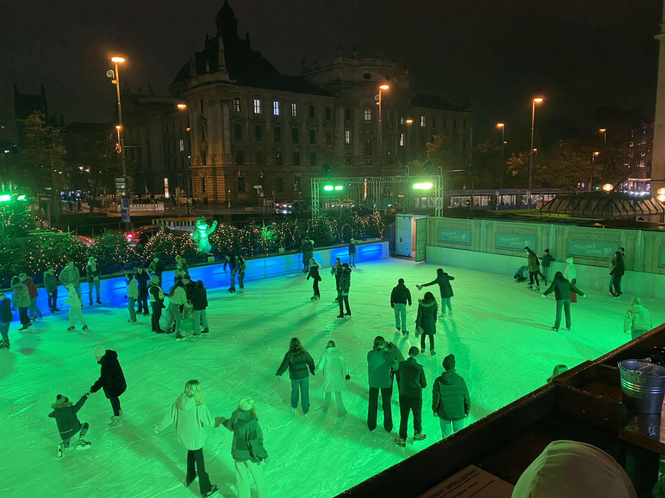 Ice skating