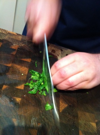 Slicing mint